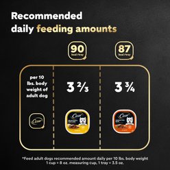Cesar Classic Loaf in Sauce Breakfast & Dinner Mealtime Variety Pack Grain-Free Small Breed Adult Wet Dog Food Trays, 3.5-oz, case of 12 slide 2 of 9