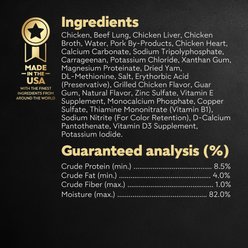 Cesar Classic Loaf in Sauce Grilled Chicken Flavor Grain-Free Small Breed Adult Wet Dog Food Trays, 3.5-oz, case of 24 slide 2 of 9