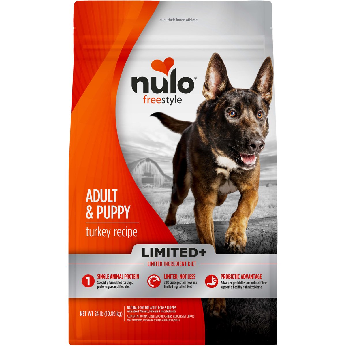 Nulo FreeStyle Limited Ingredient Turkey Recipe High-Protein & Grain-Free Puppy & Adult Dry Dog Food, 24-lb bag