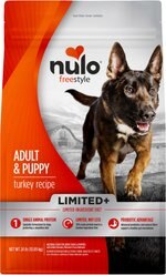 Nulo FreeStyle Limited Ingredient Turkey Recipe High-Protein & Grain-Free Puppy & Adult Dry Dog Food...