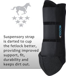 Professional's Choice 2XCool Sports Medicine Horse Boot, Fronts, Black, Medium, 2 count slide 2 of 7