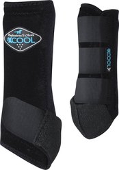 Professional's Choice 2XCool Sports Medicine Horse Boot, Fronts, Black, Medium, 2 count