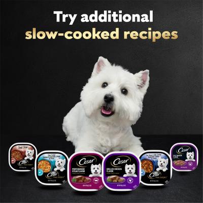 Show full view: Cesar Home Delights & Classic Loaf in Sauce Variety Pack Small Breed Adult Wet Dog Food Trays, 3.5-oz, case of 36 slide 10 of 10