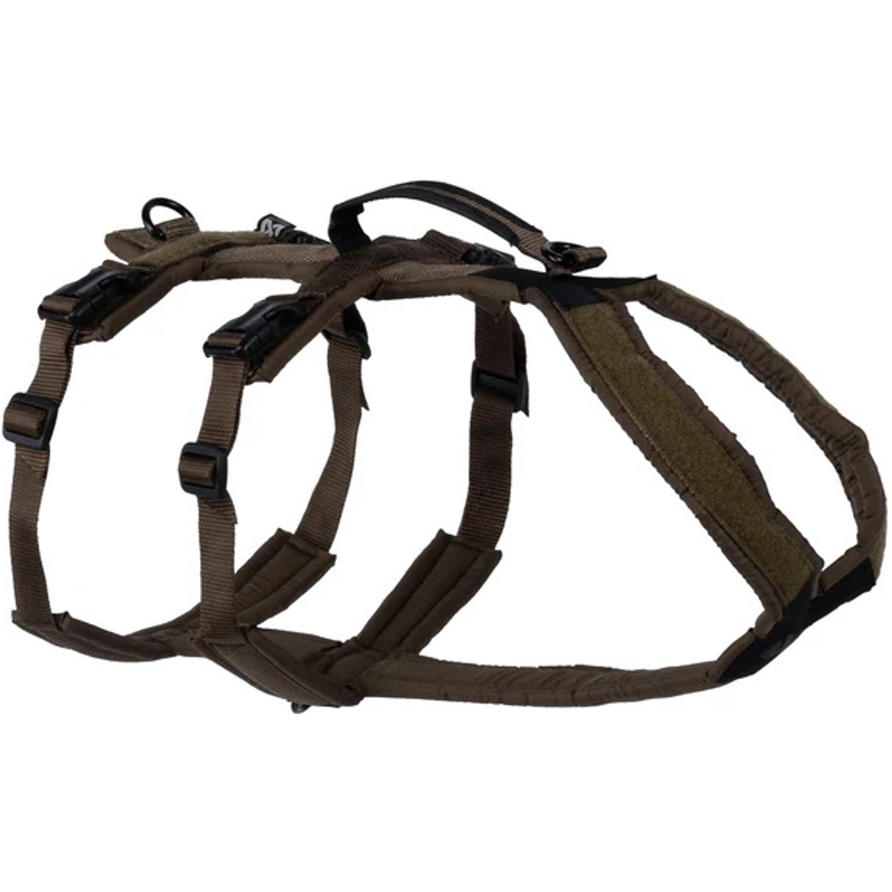 Non-stop Dogwear Line Long WD Dog Harness, Olive, 7: 24.0 to 36.2-in chest