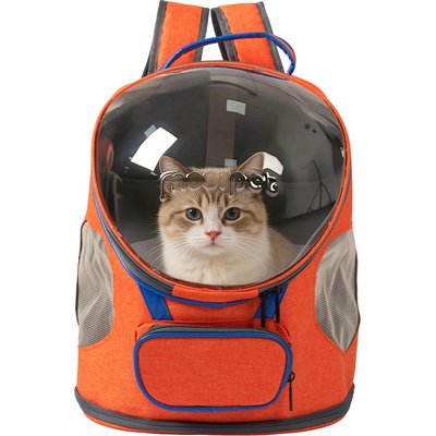 Niubya Niubya Capsule Airline Approved Backpack Puppy & Cat Carrier, Orange