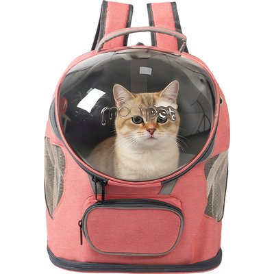 Niubya Niubya Capsule Airline Approved Backpack Puppy & Cat Carrier, Pink