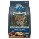 Blue Buffalo Wilderness Chicken Recipe High-Protein Puppy Dry Dog Food, 24-lb bag