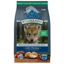Blue Buffalo Wilderness Puppy Chicken Recipe High-Protein Grain-Free Dry Dog Food, 24-lb bag