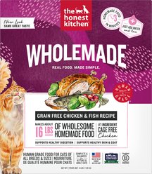 The Honest Kitchen Human Grade Dehydrated Chicken & Fish Grain-Free Cat Food, 4-lb box