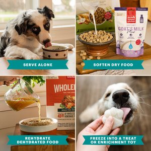 The Honest Kitchen Human Grade Daily Boosters Instant Goat's Milk with Probiotics for Dogs & Cats, 5.2-oz jar