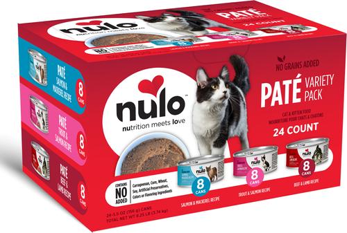 Nulo Grain-Free Variety Flavors Pate Wet Canned Food for Cats & Kittens
