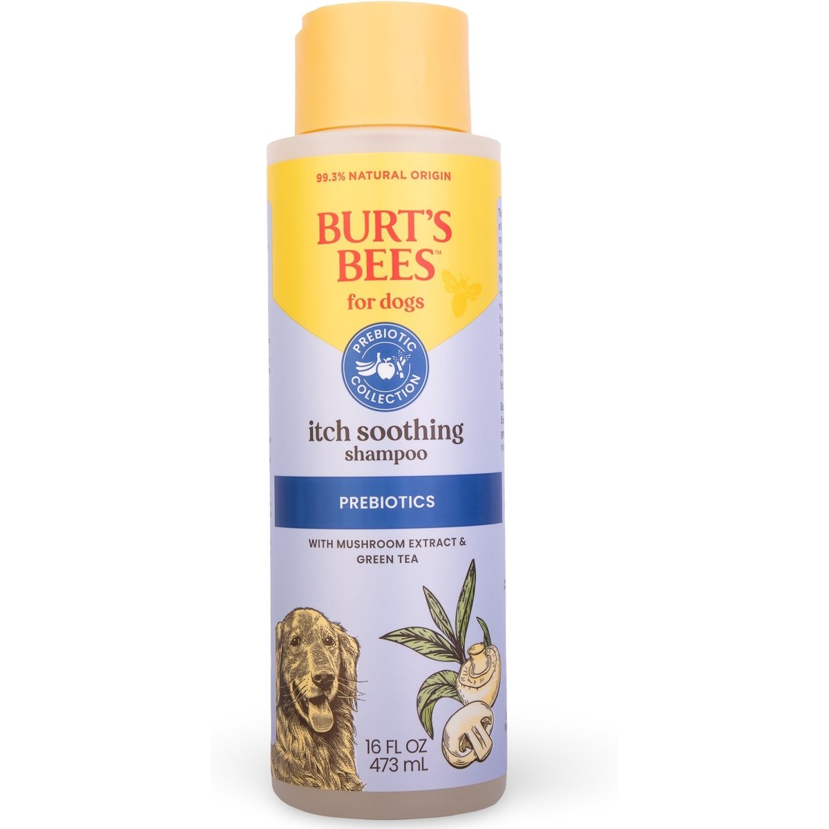 Burt's Bees Prebiotic & Mushroom Itch Soothing Dog Shampoo, 16-fl oz bottle