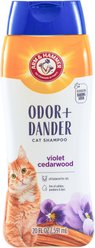 Arm & Hammer Products Odor Control & Dander Reducing Cat Shampoo, Violet Cedarwood, 20-oz bottle