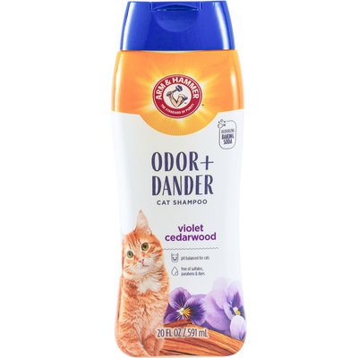 Arm & Hammer Products Arm & Hammer Products Odor Control & Dander Reducing Cat Shampoo, Violet Cedarwood, 20-fl oz bottle