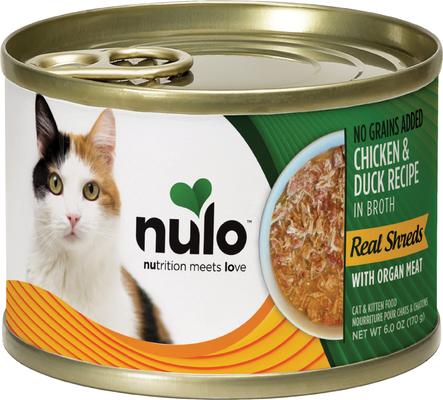 Nulo Chicken & Duck with Organ Meats Shredded Canned Wet Cat Food