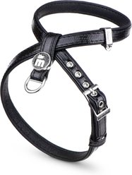 myfamily Saint-Tropez Dog Harness, Black, X-Small: 15 to 17.3-in chest