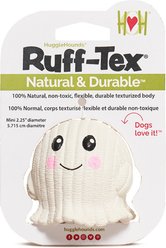 HuggleHounds Lil' Boo Ghost Ruff-Tex Squeaky BallDog Plush Toy, White, Small slide 2 of 6