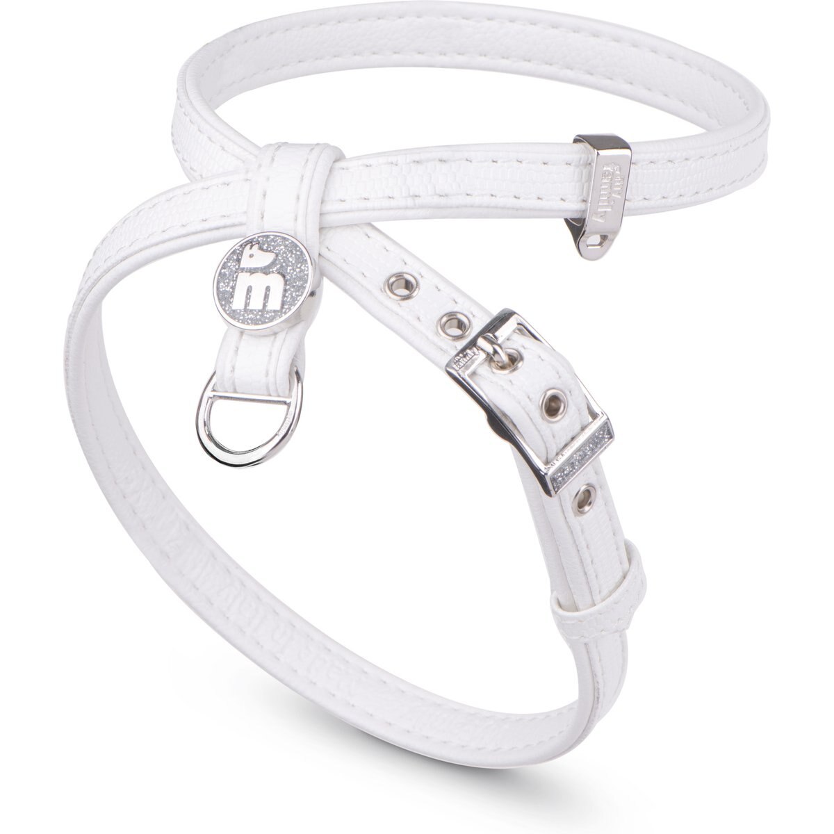 myfamily Saint-Tropez Dog Harness, White, X-Small: 15 to 17.3-in chest