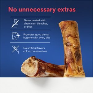 Chewy Made Roasted Marrow Bone 6" Dog Treat (FORMERLY BONES & CHEWS), 1 count