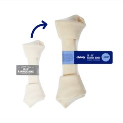 Chewy Made 10-11" Rawhide Bone Stick Dog Chews (FORMERLY BONES & CHEWS), 1 count