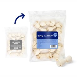 Chewy Made 4-5" Rawhide Bone Dog Treats (FORMERLY BONES & CHEWS), 9 count