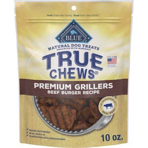 Blue Buffalo True Chews Beef Burger Recipe Dog Treats, 10-oz bag