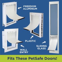 Best Pet Flap Medium Replacement Dog Door Accessory, Clear Frosted, 8.12 x 12.87-in slide 2 of 6