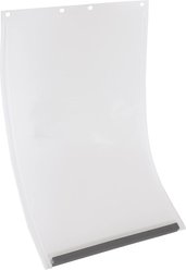 Best Pet Flap Medium Replacement Dog Door Accessory, Clear Frosted, 8.12 x 12.87-in