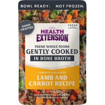 Health Extension Health Extension Gently Cooked Lamb & Carrot Recipe Wet Dog Food, 3-oz pouch, 20 count