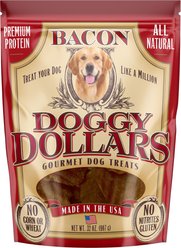 Doggy Dollars Bacon Grain-Free Jerky Dog Treats, 32-oz bag