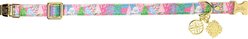 Lilly Pulitzer Crazy Quilt Home Polyester Dog Collar, Small/Medium: 11 to 13-in neck, 3/4-in wide slide 2 of 3