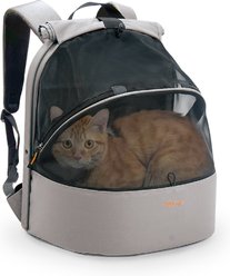 Ibiyaya Panorama Zipper-Free Small Pet Travel Carrier, Moon Mist