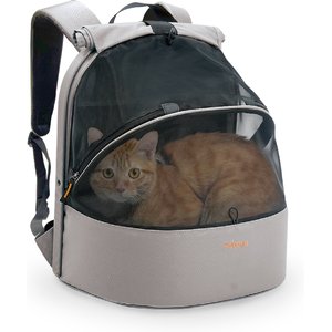 bark and meow premium pet backpack travel carrier Traveler (Black) Easy to Carry bark and meow premium pet