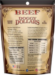 Doggy Dollars Beef Grain-Free Jerky Dog Treats, 4-oz bag slide 2 of 2