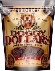 Doggy Dollars Beef Grain-Free Jerky Dog Treats, 32-oz bag