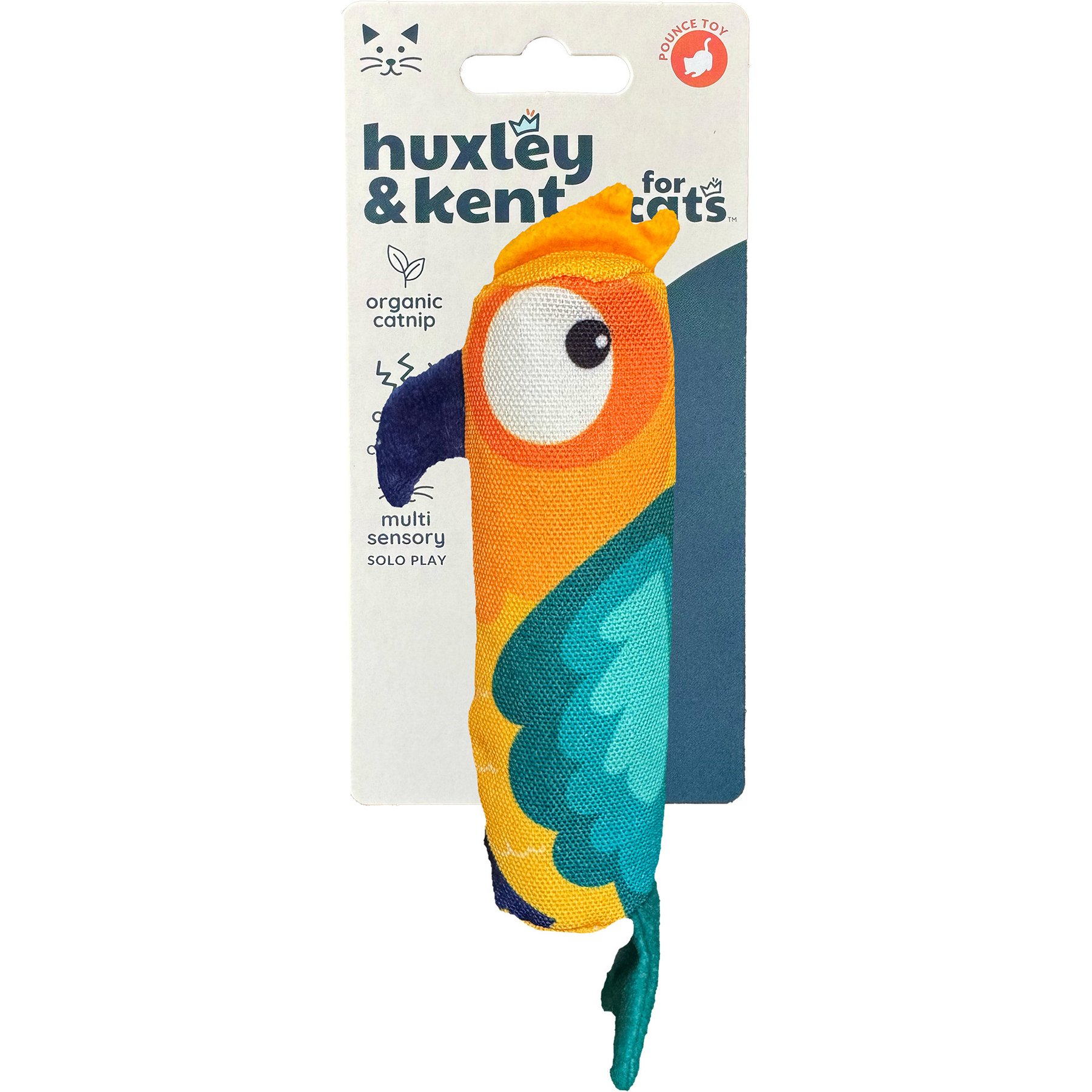 Huxley & Kent Nipper Toucan Catnip Cat Toy, Orange, One Size