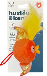 Huxley & Kent Flinger Goldfish Catnip Cat Toy, Orange, One Size