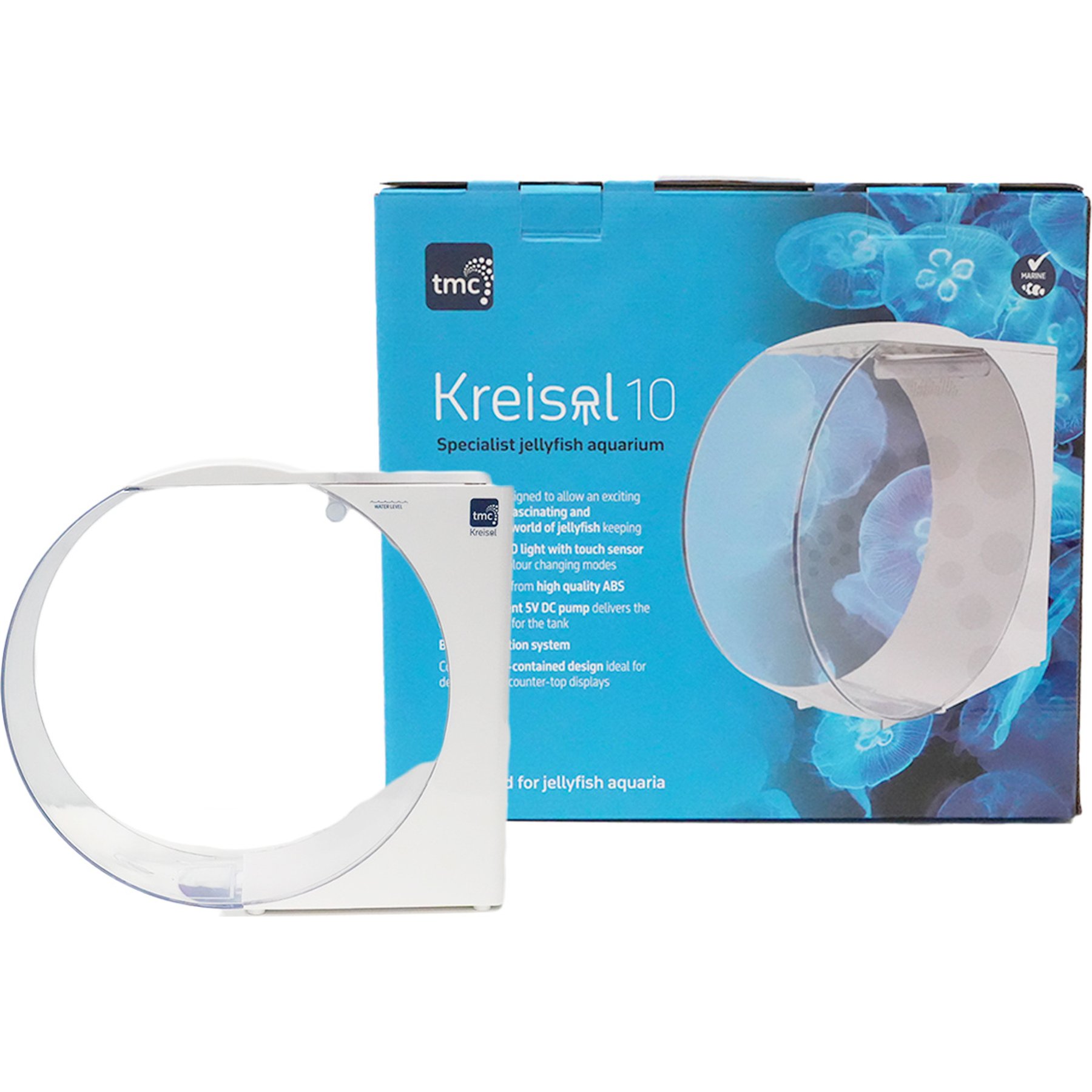 TMC Kreisel Plastic Jellyfish Aquarium, 2.6-gal