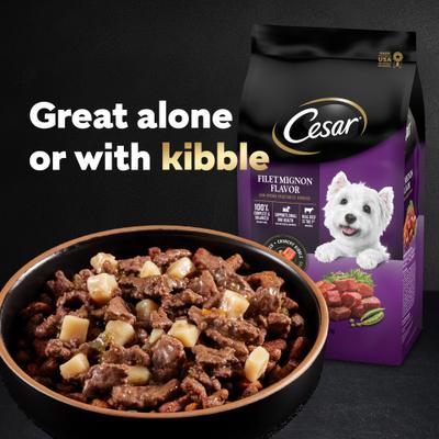 Show full view: Cesar Home Delights & Classic Loaf in Sauce Variety Pack Small Breed Adult Wet Dog Food Trays, 3.5-oz, case of 36 slide 9 of 10