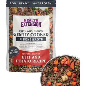Health Extension Gently Cooked Beef & Potato Recipe Wet Dog Food, 9-oz pouch, 10 count