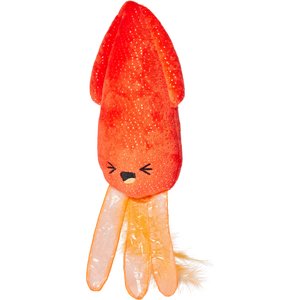 Frisco Coastal Squid Plush Kicker Cat Toy with Silvervine & Catnip