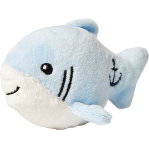 Frisco Coastal Shark Bubble Sound Electronic Plush Cat Toy with Silvervine & Catnip