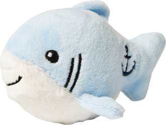 Frisco Coastal Shark Bubble Sound Electronic Plush Cat Toy with Silvervine & Catnip