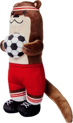 Frisco Sports Soccer Otter Plush Kicker Cat Toy with Silvervine & Catnip