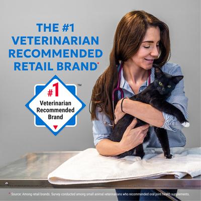 Show full view: Nutramax Cosequin Tidbits 4-in-1 Joint & Dental Health Immune Support Skin & Coat Health with Glucosamine, Chondroitin & Omega3s Supplement for Cats, 60-g slide 6 of 12