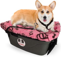FidoRido Dog Booster Car Seat, Pink, Large
