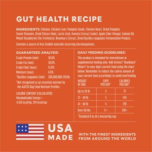 Instinct RawBoost Mixers Gut Health Recipe Grain-Free Freeze-Dried Dog Food Topper, 5.5-oz bag