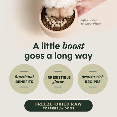 Show full view: Instinct RawBoost Mixers Tranquility Recipe Grain-Free Freeze-Dried Dog Food Topper, 5.5-oz bag slide 4 of 10