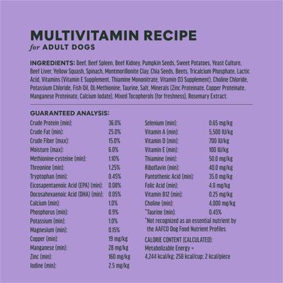 Show full view: Instinct RawBoost Mixers Multivitamin Recipe Grain-Free Freeze-Dried Dog Food Topper, 5.5-oz bag slide 9 of 11