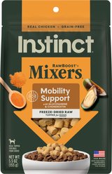 Instinct RawBoost Mixers Mobility Support Recipe Grain-Free Freeze-Dried Dog Food Topper, 5.5-oz bag